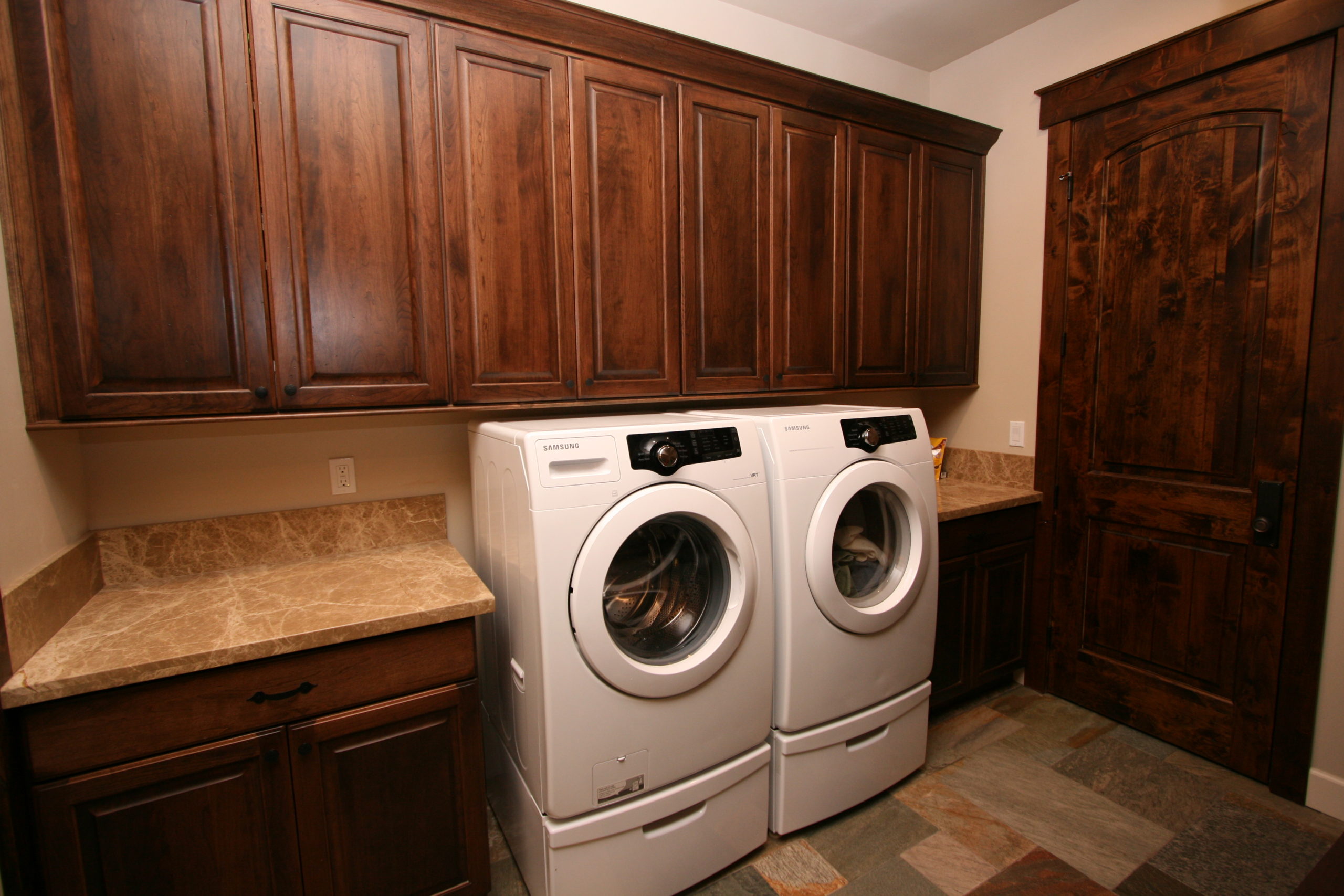 Two Toned in Tahoe - Laundry Room and Cabinets
